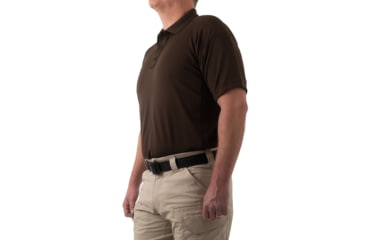 Image of First Tactical Performance Short Sleeve Polo - Mens, Kodiak Brown, Tall, 4X-Large, 112509-182-4XL-T