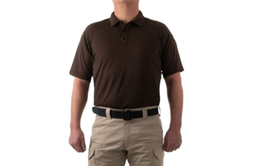 Image of First Tactical Performance Short Sleeve Polo - Mens, Kodiak Brown, Tall, 4X-Large, 112509-182-4XL-T