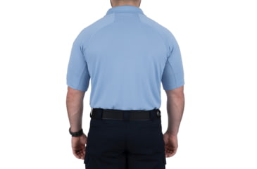 Image of First Tactical Performance Short Sleeve Polo - Men's, Tall, Medium Blue, 2XL, 112509-781-XXL-T