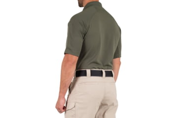 Image of First Tactical Performance Short Sleeve Polo - Mens, OD Green, Tall/2XL, 112509-830-XXL-T