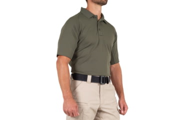 Image of First Tactical Performance Short Sleeve Polo - Mens, OD Green, Tall/2XL, 112509-830-XXL-T