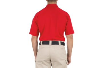Image of First Tactical Performance Short Sleeve Polo - Mens, Red, Tall/3XL, 112509-400-3XL-T