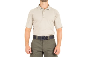Image of First Tactical Performance Short Sleeve Polo - Mens, Silver Tan, Tall/2XL, 112509-065-XXL-T