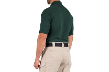 Image of First Tactical Performance Short Sleeve Polo - Mens, Spruce Green, Tall/2XL, 112509-812-XXL-T