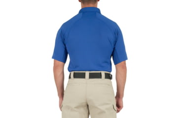 Image of First Tactical Performance Short Sleeve Polo - Mens, Tall, Academy Blue, 5XL, 112509-691-5XL-T