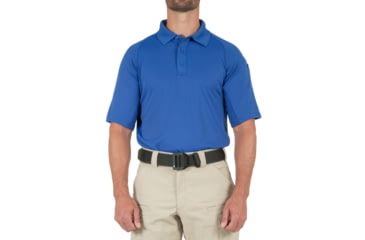 Image of First Tactical Performance Short Sleeve Polo - Mens, Tall, Academy Blue, 5XL, 112509-691-5XL-T