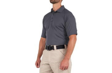 Image of First Tactical Performance Short Sleeve Polo - Mens, Tall, Asphalt, 5XL, 112509-015-5XL-T