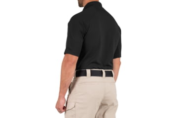 Image of First Tactical Performance Short Sleeve Polo - Mens, Tall, Black, 6XL, 112509-019-6XL-T