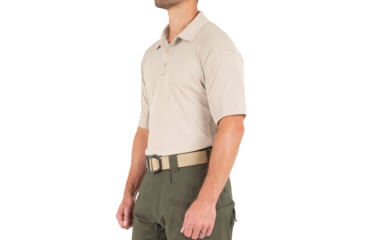 Image of First Tactical Performance Short Sleeve Polo - Mens, Tall, Khaki, 5XL, 112509-055-5XL-T