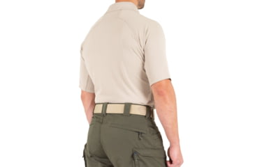 Image of First Tactical Performance Short Sleeve Polo - Mens, Tall, Khaki, 5XL, 112509-055-5XL-T