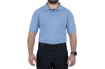 Image of First Tactical Performance Short Sleeve Polo - Mens, Tall, Medium Blue, 5XL, 112509-781-5XL-T