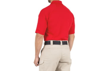 Image of First Tactical Performance Short Sleeve Polo - Mens, Tall, Red, 5XL, 112509-400-5XL-T