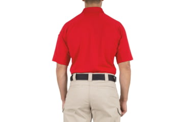 Image of First Tactical Performance Short Sleeve Polo - Mens, Tall, Red, 5XL, 112509-400-5XL-T