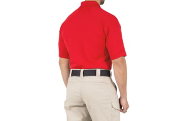 Image of First Tactical Performance Short Sleeve Polo - Mens, Tall, Red, 5XL, 112509-400-5XL-T