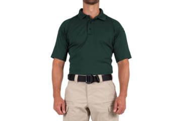 Image of First Tactical Performance Short Sleeve Polo - Mens, Tall, Spruce Green, 6XL, 112509-812-6XL-T
