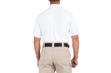 Image of First Tactical Performance Short Sleeve Polo - Mens, Tall, White, 6XL, 112509-010-6XL-T