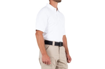 Image of First Tactical Performance Short Sleeve Polo - Mens, Tall, White, 6XL, 112509-010-6XL-T