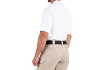Image of First Tactical Performance Short Sleeve Polo - Mens, White, Tall/2XL, 112509-010-XXL-T