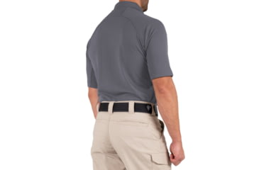 Image of First Tactical Performance Short Sleeve Polo - Mens, Wolf Grey, Tall/Large, 112509-036-L-T