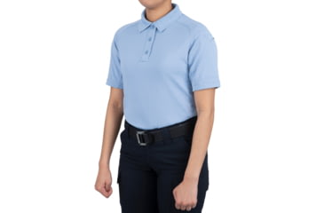 Image of First Tactical Performance Short Sleeve Polo - Women's, Medium Blue, Large, 122509-781-L