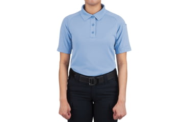 Image of First Tactical Performance Short Sleeve Polo - Womens, Medium Blue, 3XL, 122509-781-3XL