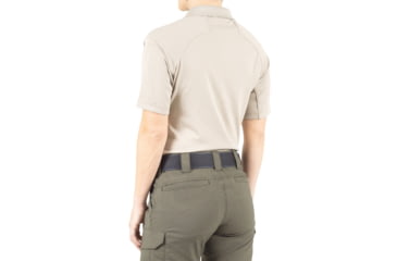 Image of First Tactical Performance Short Sleeve Polo - Womens, Silver Tan, Small, 122509-065-S