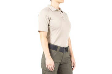 Image of First Tactical Performance Short Sleeve Polo - Womens, Silver Tan, Small, 122509-065-S