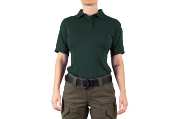 Image of First Tactical Performance Short Sleeve Polo - Womens, Spruce Green, Extra Large, 122509-812-XL
