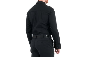 Image of First Tactical Pro Duty Unifrom Long Sleeve Shirt - Mens, Regular, Black, Extra Large, 111011-019-XL-R