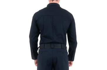Image of First Tactical Pro Duty Unifrom Long Sleeve Shirt - Mens, Short, Midnight Navy, Medium, 111011-729-M-S