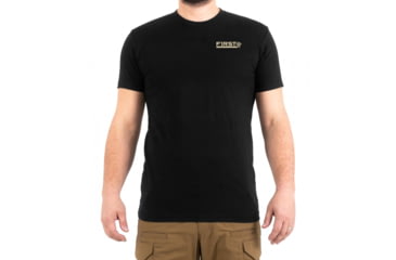 Image of First Tactical Stars and Stripes Spear T-Shirt - Mens, Black, Extra Large, 112555-019-XL