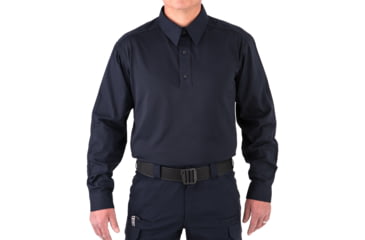 Image of First Tactical V2 PRO Performance Shirt - Mens, Midnight Navy, Small, R, 111015-729-S-R