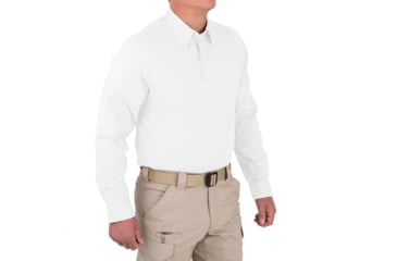 Image of First Tactical V2 PRO Performance Shirt - Mens, White, Large, R, 111015-010-L-R