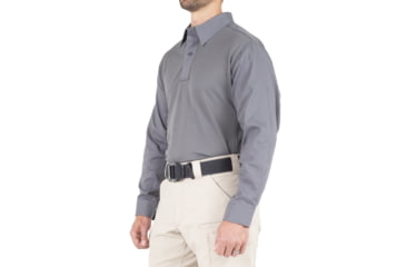 Image of First Tactical V2 PRO Performance Shirt - Mens, Wolf Grey, Extra Large, R, 111015-036-XL-R
