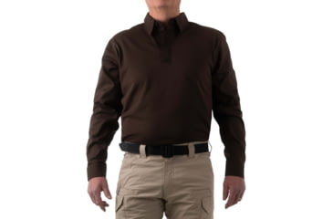 Image of First Tactical V2 PRO Performance Shirt, Regular Fit - Mens, Kodiak Brown, Small, 111015-182-S-R