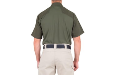 Image of First Tactical V2 Pro Performance Short Sleeve Shirt - Mens, OD Green, Small, R, 112012-830-S-R