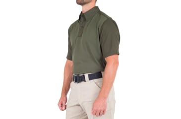 Image of First Tactical V2 Pro Performance Short Sleeve Shirt - Mens, OD Green, Small, R, 112012-830-S-R