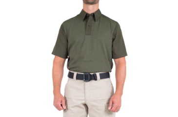Image of First Tactical V2 Pro Performance Short Sleeve Shirt - Mens, OD Green, Small, R, 112012-830-S-R