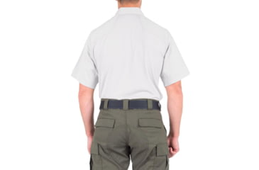 Image of First Tactical V2 Pro Performance Short Sleeve Shirt - Mens, White, Large, R, 112012-010-L-R
