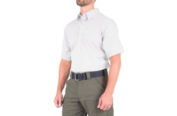 Image of First Tactical V2 Pro Performance Short Sleeve Shirt - Mens, White, Large, R, 112012-010-L-R