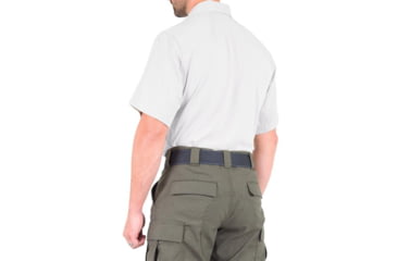 Image of First Tactical V2 Pro Performance Short Sleeve Shirt - Mens, White, Large, R, 112012-010-L-R