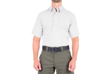 Image of First Tactical V2 Pro Performance Short Sleeve Shirt - Mens, White, Large, R, 112012-010-L-R