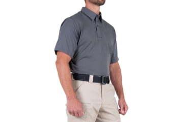 Image of First Tactical V2 Pro Performance Short Sleeve Shirt - Mens, Wolf Grey, Large, R, 112012-036-L-R