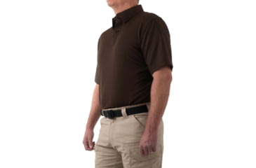 Image of First Tactical V2 Pro Performance Short Sleeve Shirt, Regular Fit - Mens, Kodiak Brown, Extra Small, 112012-182-XS-R