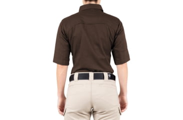 Image of First Tactical V2 Tactical Short Sleeve Shirt - Womens, Kodiak Brown, Medium, 122007-182-M