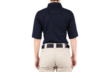 Image of First Tactical V2 Tactical Short Sleeve Shirt - Womens, Midnight Navy, Extra Large, 122007-729-XL