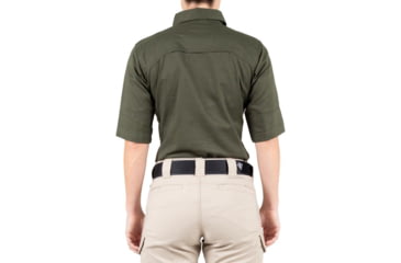 Image of First Tactical V2 Tactical Short Sleeve Shirt - Womens, OD Green, 2XL, 122007-830-XXL