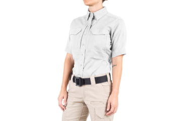 Image of First Tactical V2 Tactical Short Sleeve Shirt - Womens, White, Extra Large, 122007-010-XL