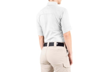 Image of First Tactical V2 Tactical Short Sleeve Shirt - Womens, White, Extra Large, 122007-010-XL