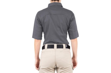 Image of First Tactical V2 Tactical Short Sleeve Shirt - Womens, Wolf Grey, 2XL, 122007-036-XXL
